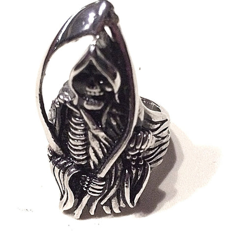 LARGE REAPER RING In Stainless Steel