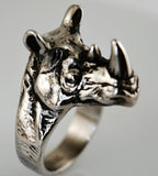 Rhino Ring In Stainless Steel