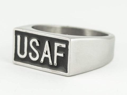 USAF Ring in Stainless Steel Air Force